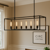 Beckman Rectangular Chandelier 54"